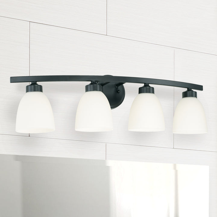 Capital Jameson 114341MB-333 Bath Vanity Light 29 in. wide - Matte Black