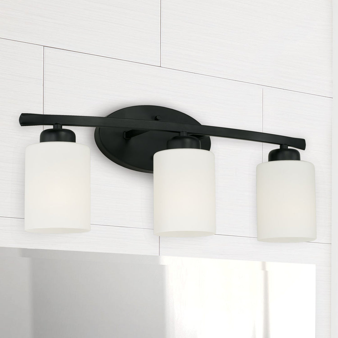 Capital Dixon 115231MB-338 Bath Vanity Light 21 in. wide - Matte Black