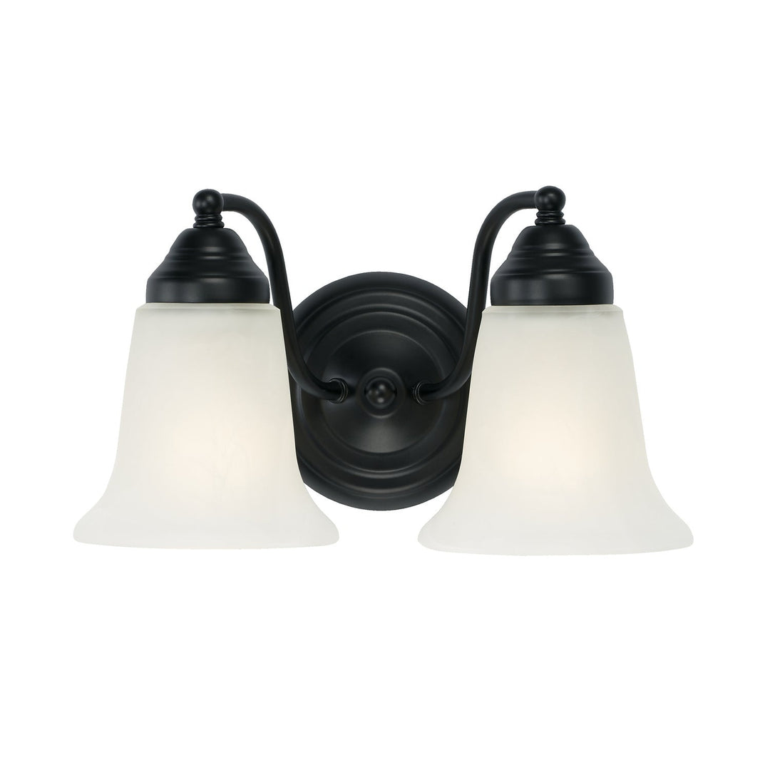 Capital Brady 1362MB-117 Bath Vanity Light 12 in. wide - Matte Black