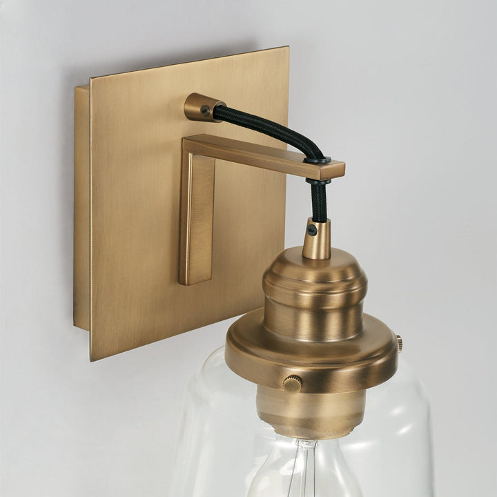 Capital Fallon 3711AD-135 Wall Sconce Light - Aged Brass