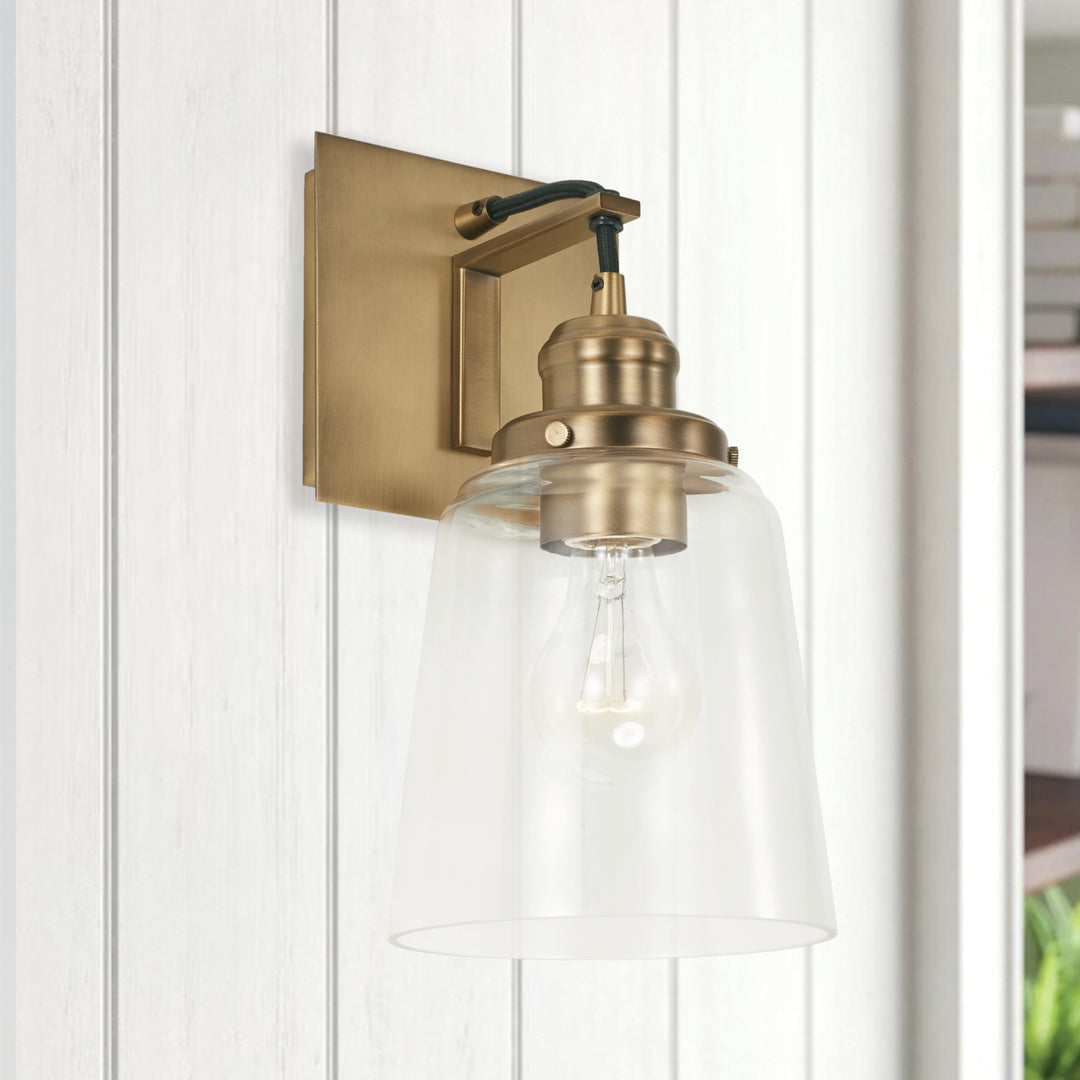 Capital Fallon 3711AD-135 Wall Sconce Light - Aged Brass