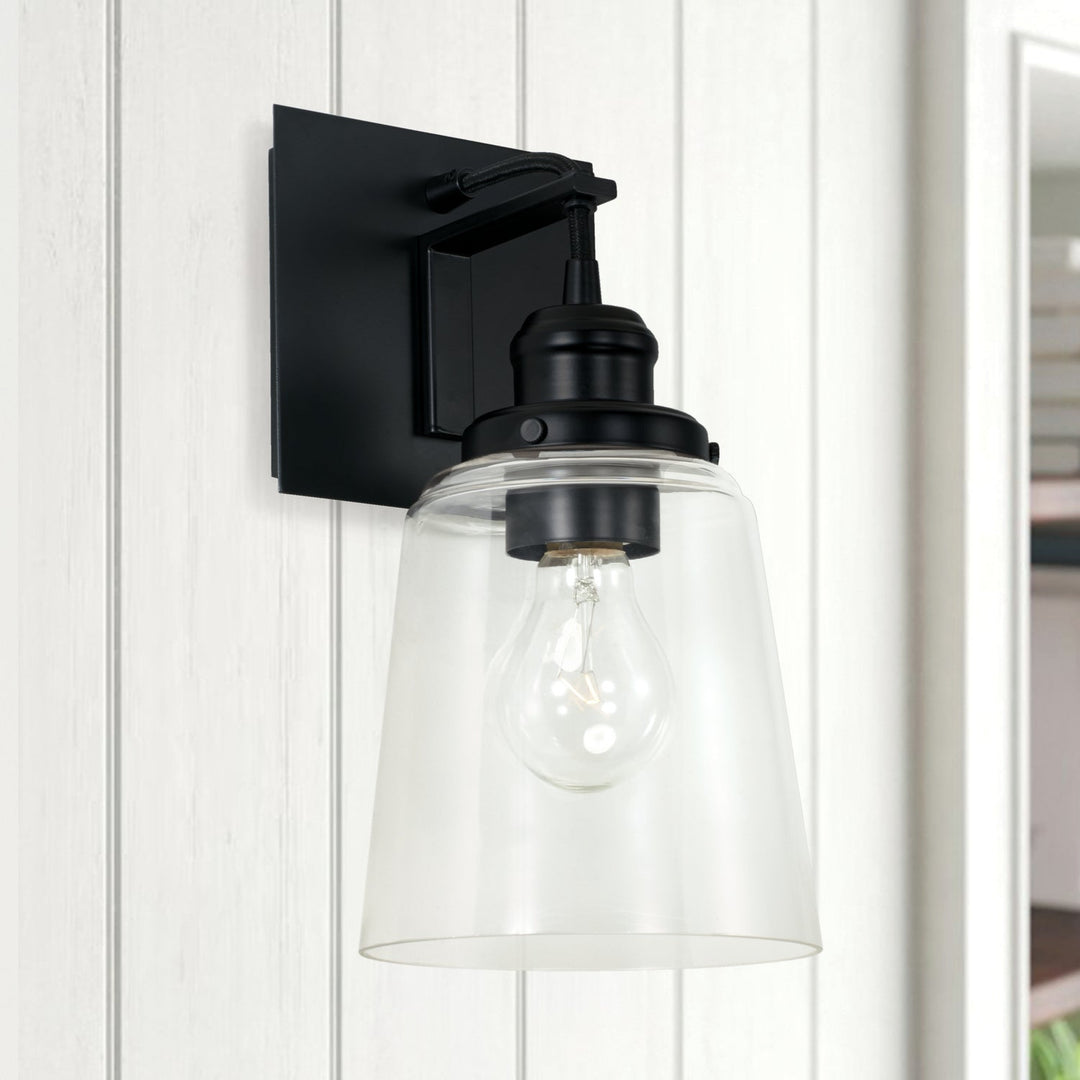 Capital Fallon 3711MB-135 Wall Sconce Light - Matte Black