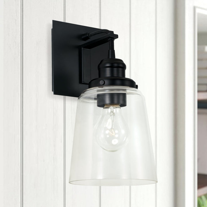Capital Fallon 3711MB-135 Wall Sconce Light - Matte Black