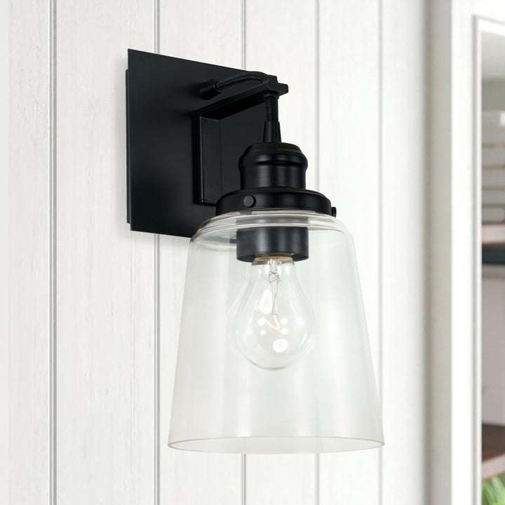 Capital Fallon 3711MB-135 Wall Sconce Light - Matte Black