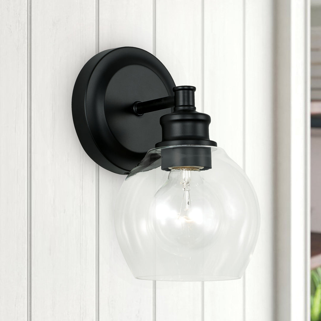 Capital Mid Century 621111MB-426 Wall Sconce Light - Matte Black