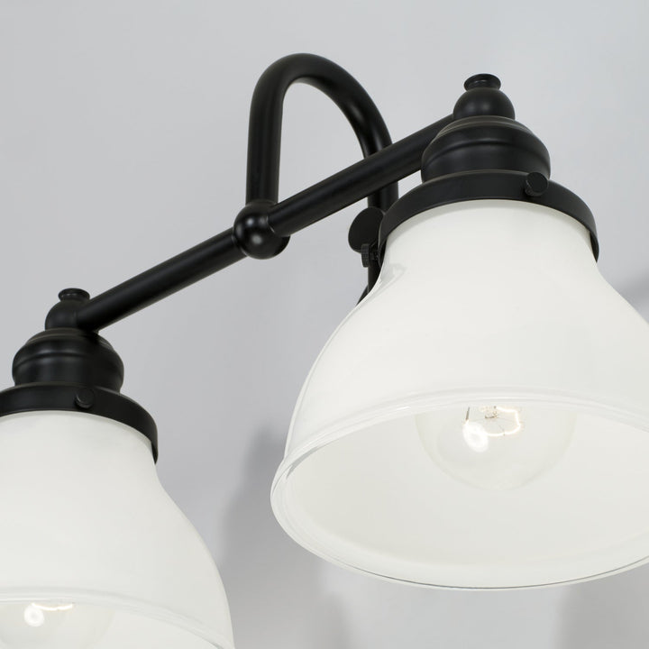 Capital Baxter 8302MB-128 Bath Vanity Light 17 in. wide - Matte Black