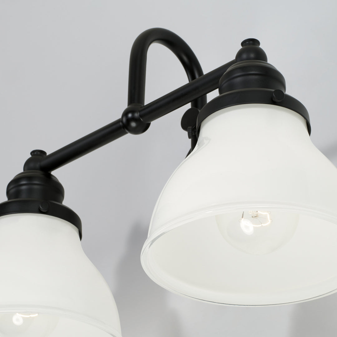 Capital Baxter 8302MB-128 Bath Vanity Light 17 in. wide - Matte Black
