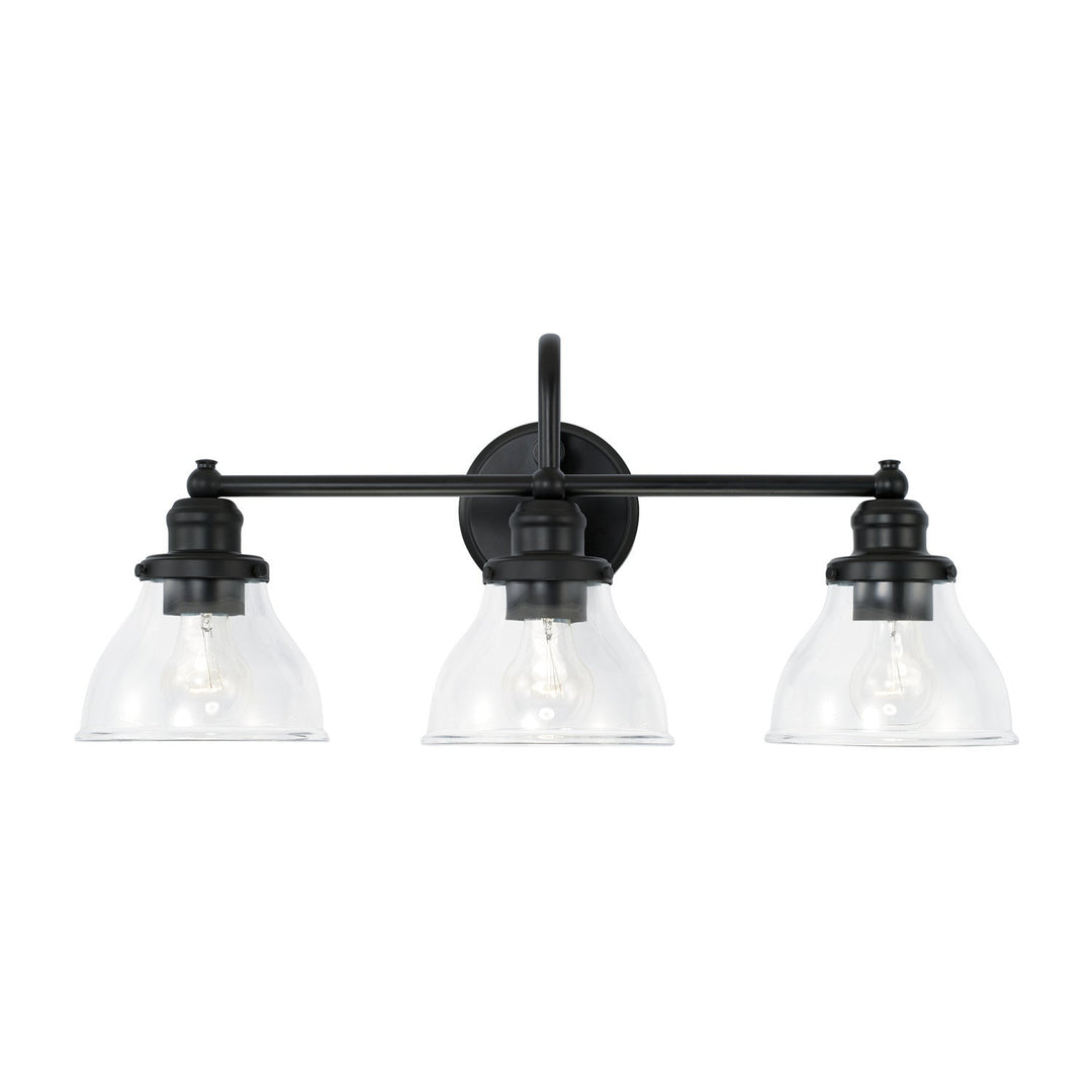 Capital Baxter 8303MB-461 Bath Vanity Light 25 in. wide - Matte Black