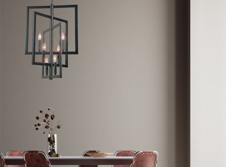 Russell Carbon 277-619/ST/BLK Pendant Light - Black