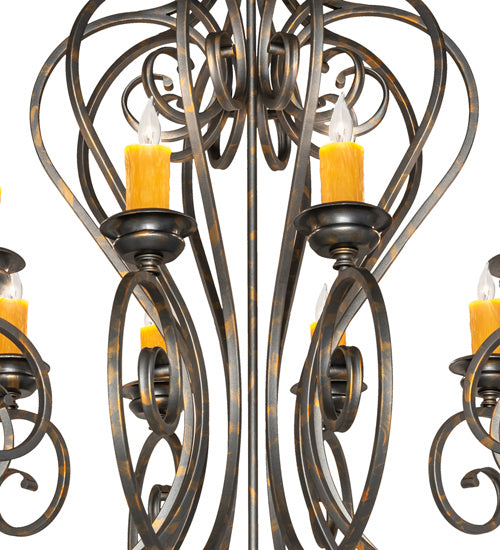 Meyda Tiffany Fernando 243808 Chandelier Light - French Bronzed