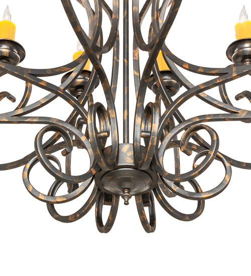 Meyda Tiffany Fernando 243808 Chandelier Light - French Bronzed