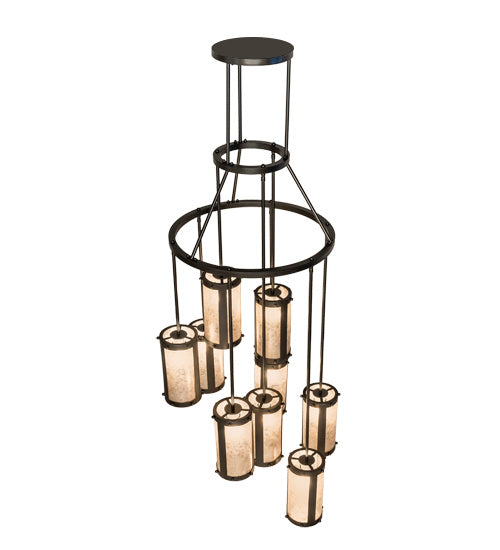Meyda Tiffany Cartier 245270 Chandelier Light - Oil Rubbed Bronze