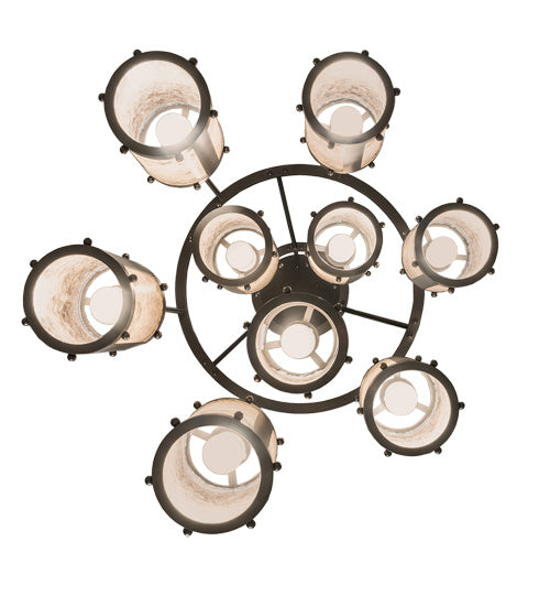 Meyda Tiffany Cartier 245270 Chandelier Light - Oil Rubbed Bronze