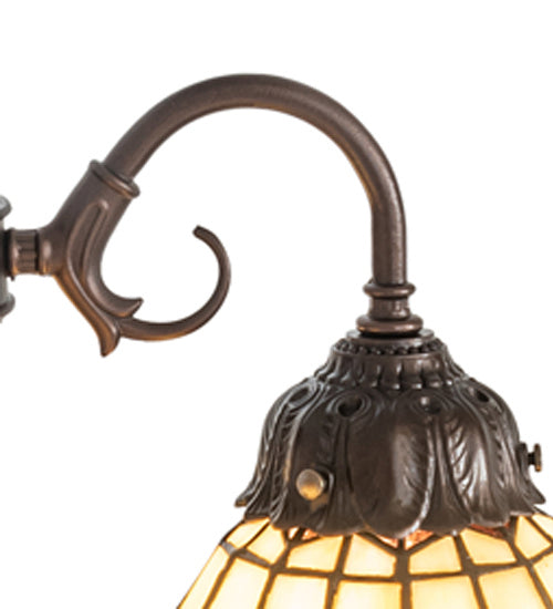 Meyda Tiffany Lighting 245484 Tiffany Roman Three Light Table Lamp Lamp Bronze / Dark