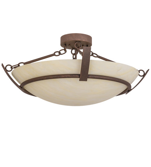 Meyda Tiffany Covina 245697 Ceiling Light - Rust,Antique