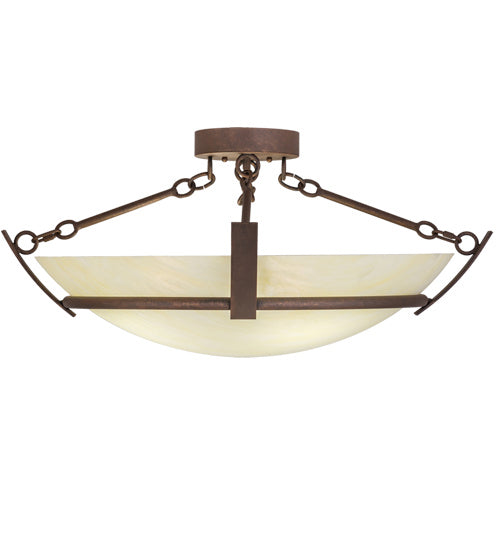 Meyda Tiffany Covina 245697 Ceiling Light - Rust,Antique