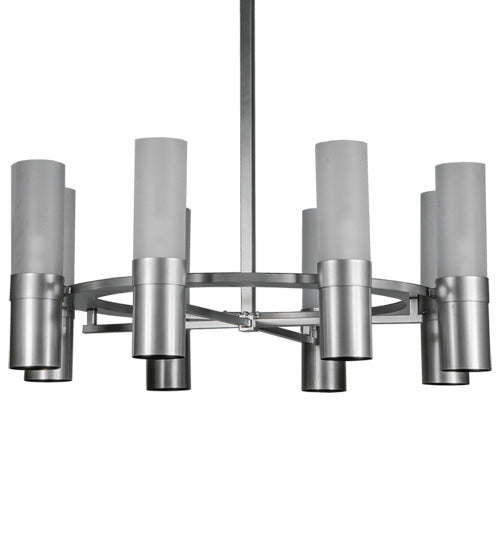 Meyda Tiffany Farmington 246143 Chandelier Light - Nickel