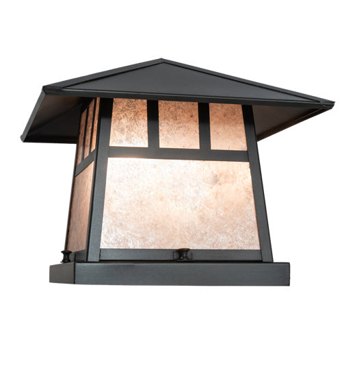 Meyda Tiffany Lighting 45644 Stillwater Two Light Pier Mount Outdoor Bronze / Dark