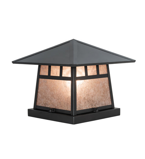 Meyda Tiffany Lighting 45644 Stillwater Two Light Pier Mount Outdoor Bronze / Dark