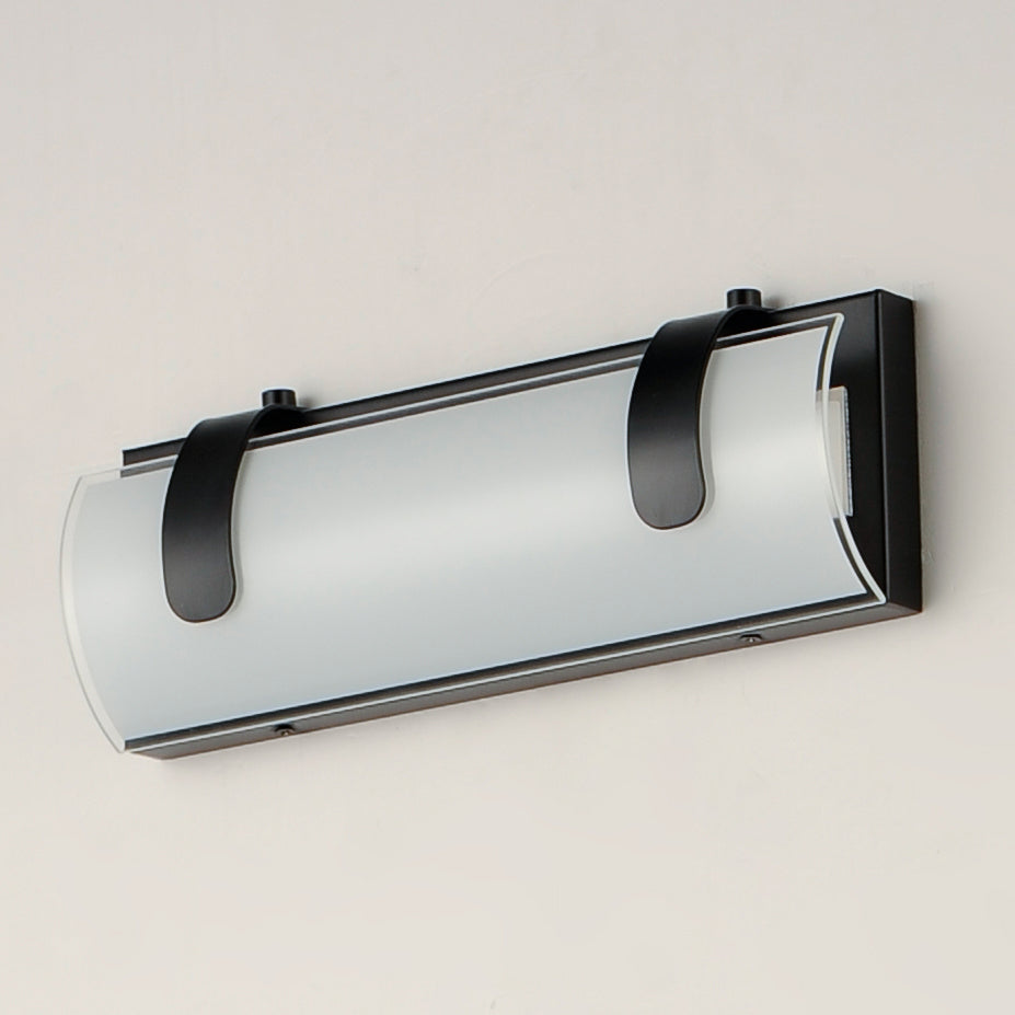 ET2 by Maxim Clutch E25131-92BK Bath Vanity Light 13 in. wide - Black