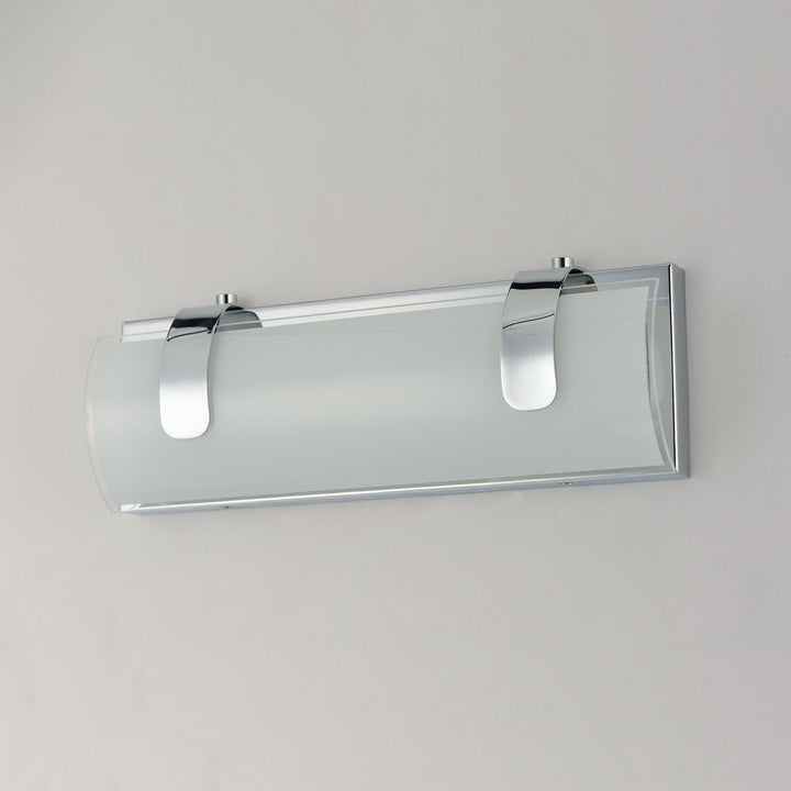 ET2 by Maxim Clutch E25131-92PC Bath Vanity Light 13 in. wide - Polished Chrome