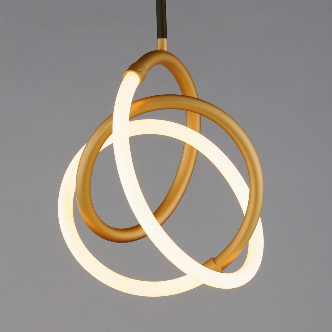 ET2 by Maxim Mobius E25092-01BKGLD Pendant Light - Black / Gold