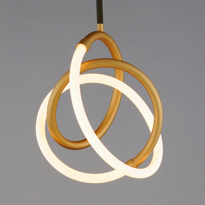 ET2 by Maxim Mobius E25092-01BKGLD Pendant Light - Black / Gold