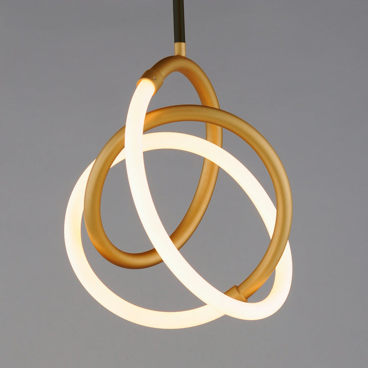 ET2 by Maxim Mobius E25092-01BKGLD Pendant Light - Black / Gold