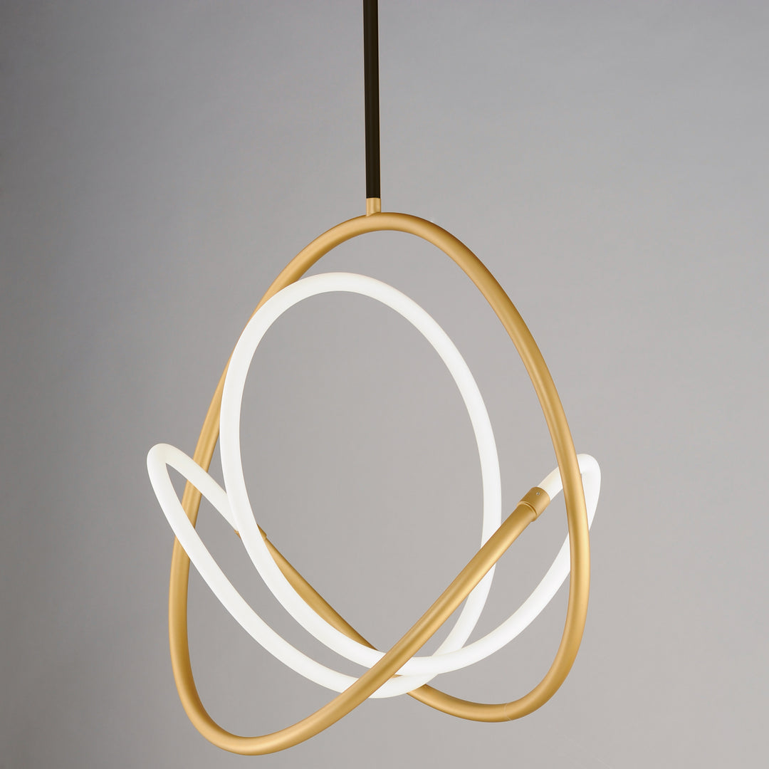 ET2 by Maxim Mobius E25094-01BKGLD Pendant Light - Black / Gold