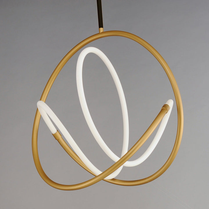 ET2 by Maxim Mobius E25094-01BKGLD Pendant Light - Black / Gold