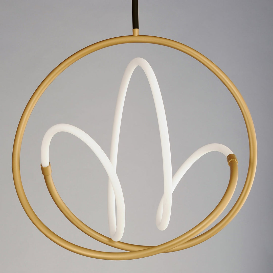 ET2 by Maxim Mobius E25094-01BKGLD Pendant Light - Black / Gold
