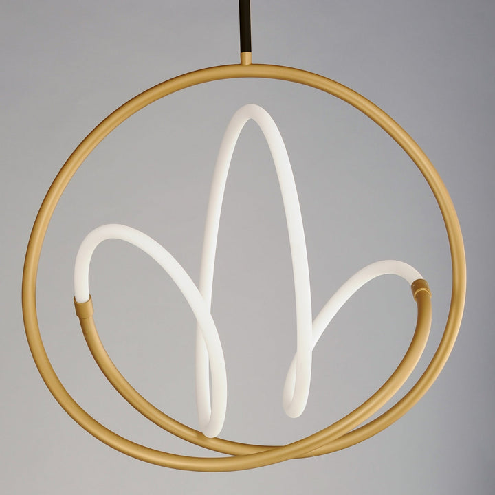 ET2 by Maxim Mobius E25094-01BKGLD Pendant Light - Black / Gold