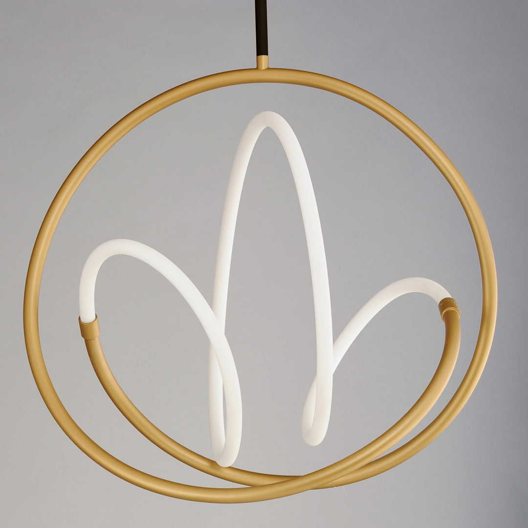 ET2 by Maxim Mobius E25094-01BKGLD Pendant Light - Black / Gold