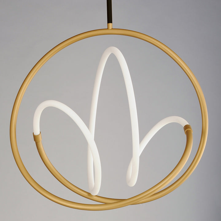 ET2 by Maxim Mobius E25094-01BKGLD Pendant Light - Black / Gold
