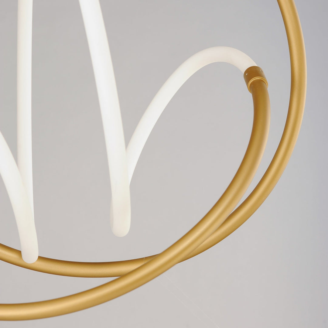 ET2 by Maxim Mobius E25094-01BKGLD Pendant Light - Black / Gold