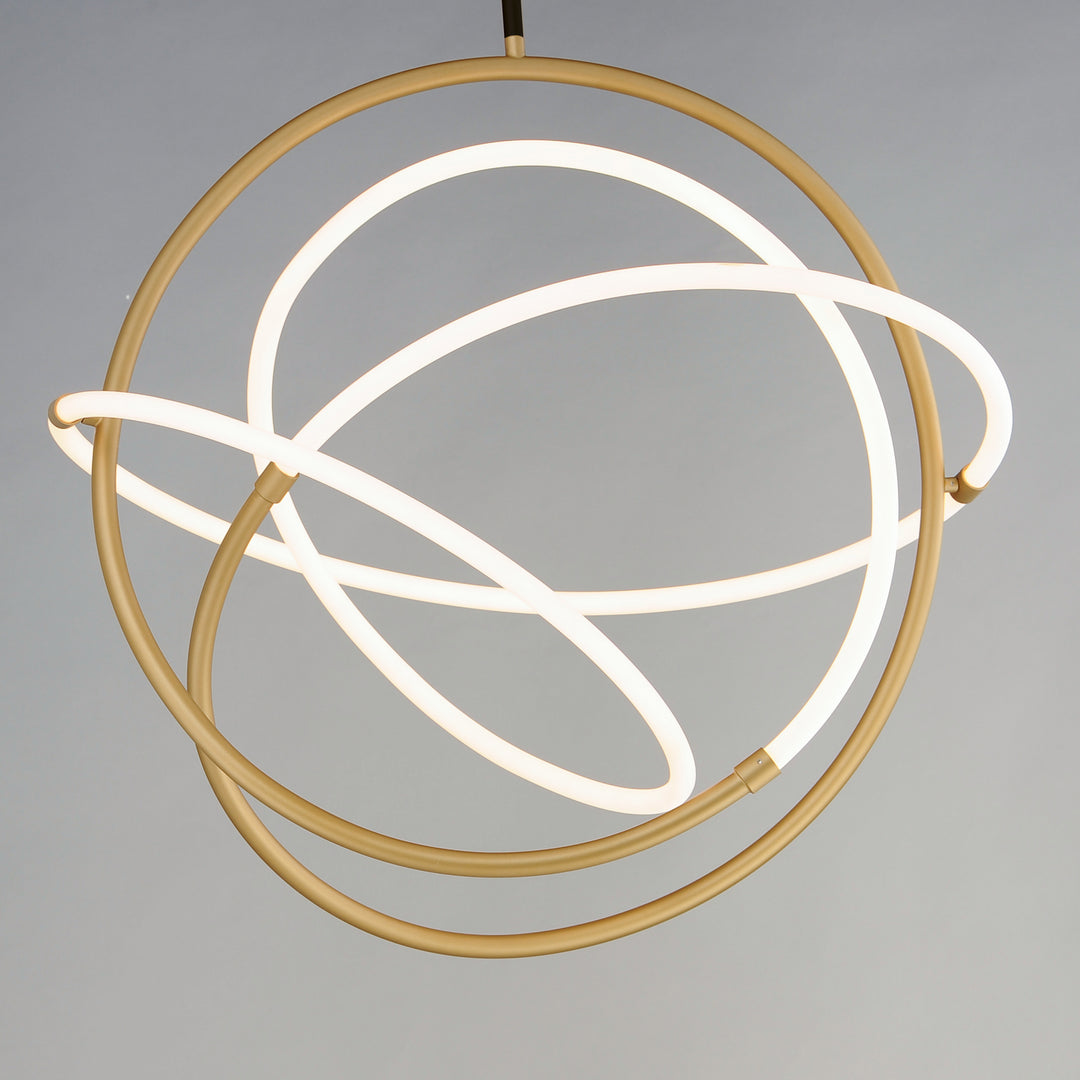 ET2 by Maxim Mobius E25096-01BKGLD Pendant Light - Black / Gold