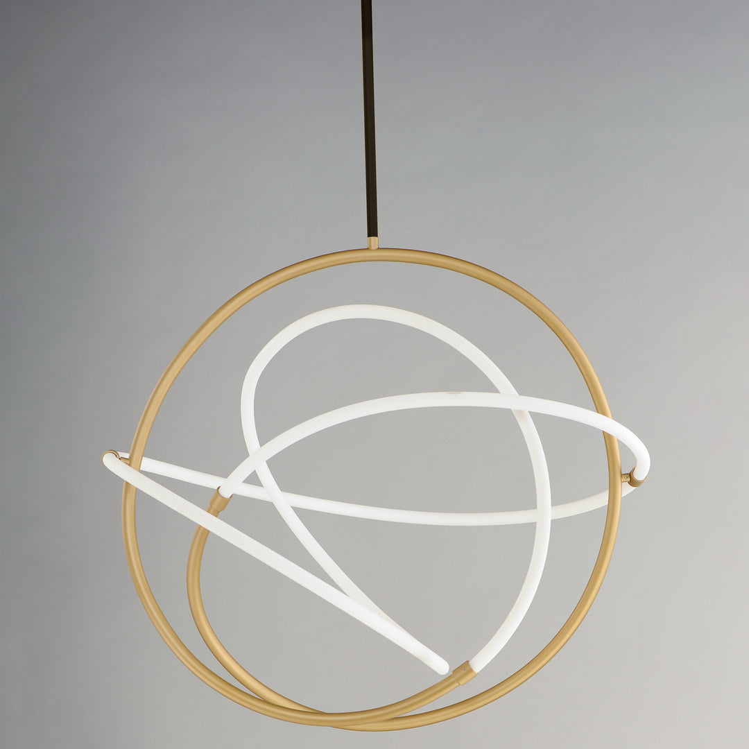 ET2 by Maxim Mobius E25096-01BKGLD Pendant Light - Black / Gold