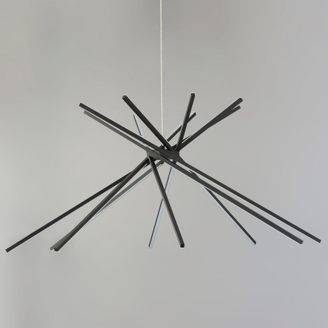 ET2 by Maxim Alumilux Aster E41446-BK Chandelier Light - Black