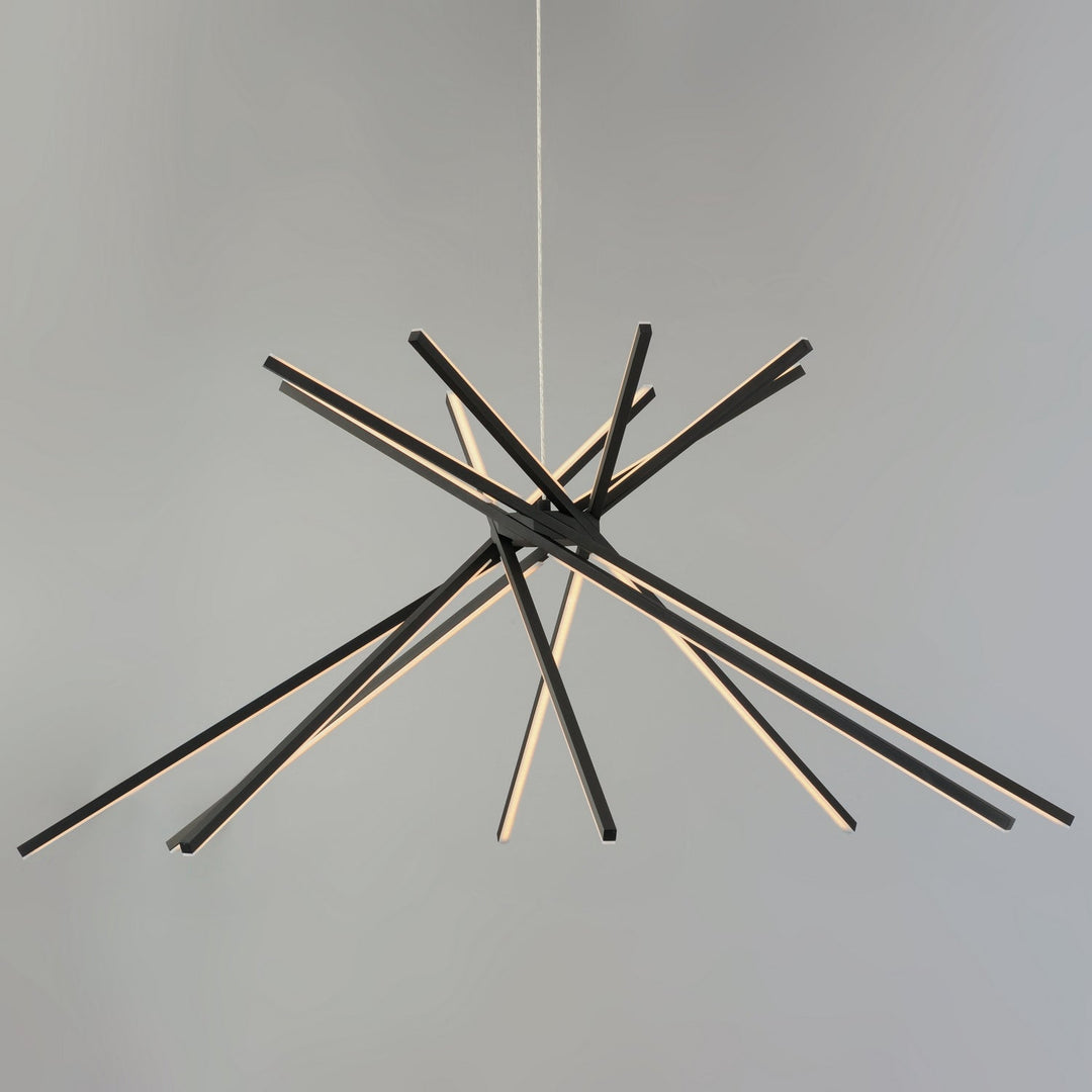ET2 by Maxim Alumilux Aster E41446-BK Chandelier Light - Black