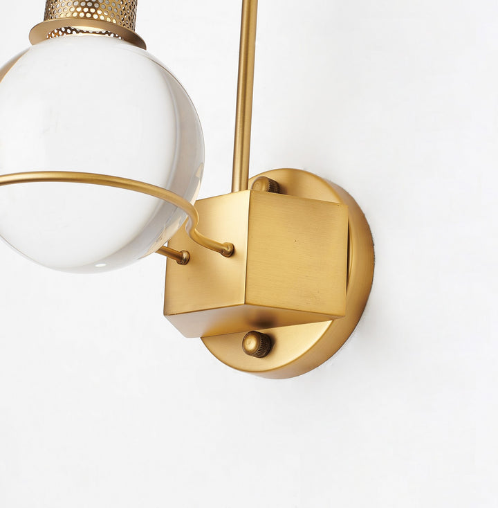 Bethel International MU90W12BR Wall Sconce Light - Antique Brass