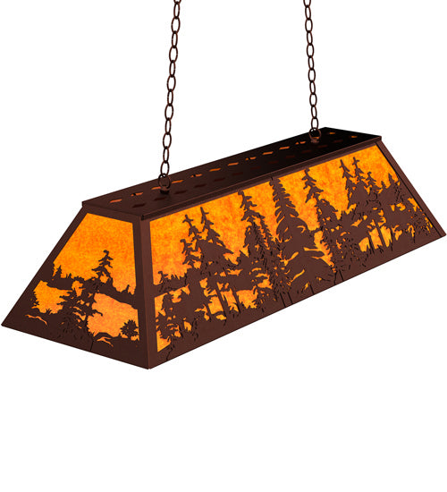 Meyda Tiffany Tall Pines 121583 Pendant Light - Rust