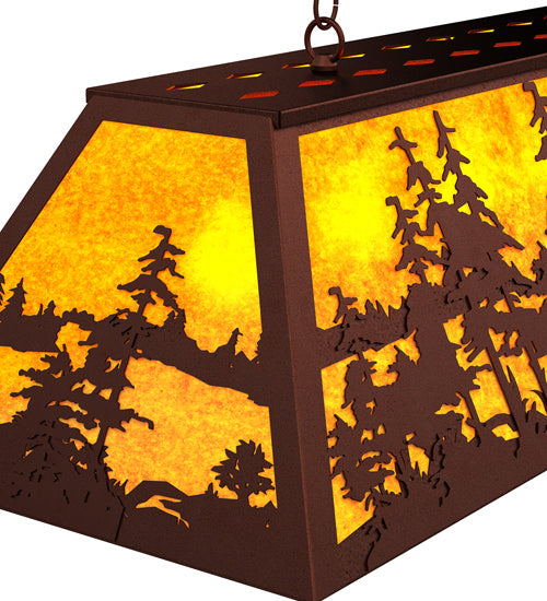 Meyda Tiffany Tall Pines 121583 Pendant Light - Rust
