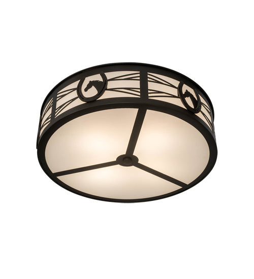 Meyda Tiffany Horseshoe 230009 Ceiling Light - Timeless Bronze