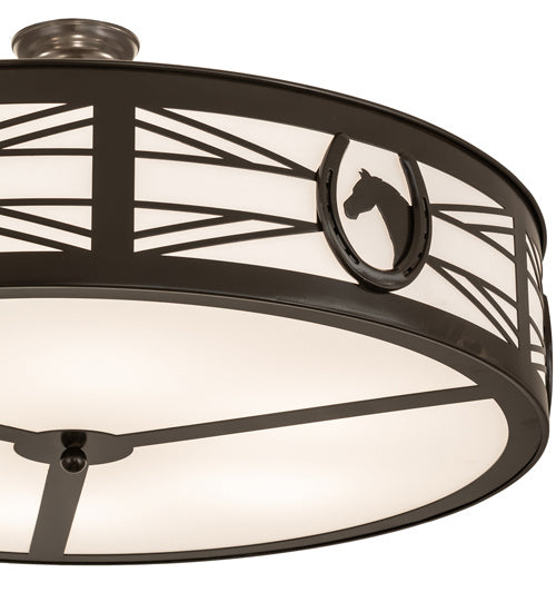 Meyda Tiffany Horseshoe 230010 Ceiling Light - Timeless Bronze