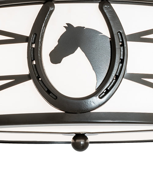 Meyda Tiffany Horseshoe 242550 Ceiling Light - Timeless Bronze