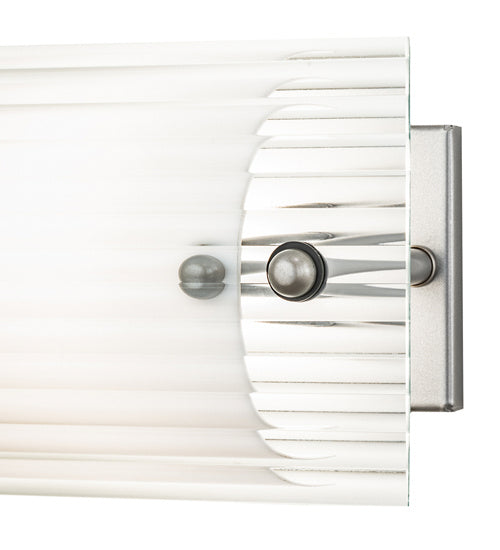 Meyda Tiffany Quadrato 243473 Bath Vanity Light 24 in. wide - Nickel