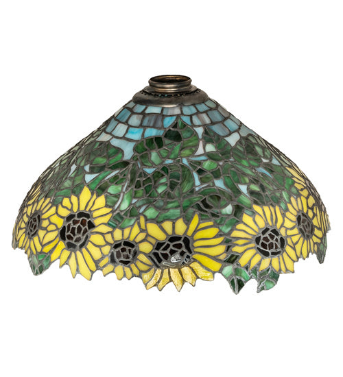 Meyda Tiffany Lighting 65822 Wild Sunflower Shade Lamp Shade Multicolored