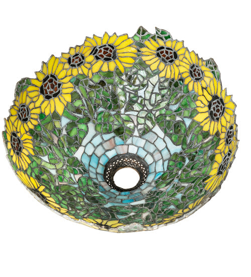 Meyda Tiffany Lighting 65822 Wild Sunflower Shade Lamp Shade Multicolored