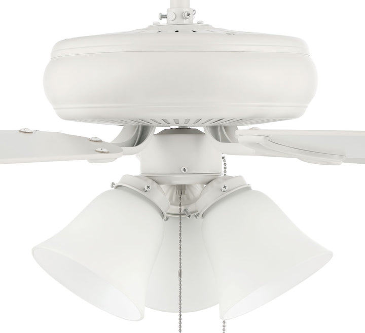 Craftmade Lighting DCF52W5C1W  Decorator's Choice Bowl Light Kit Fan Matte White