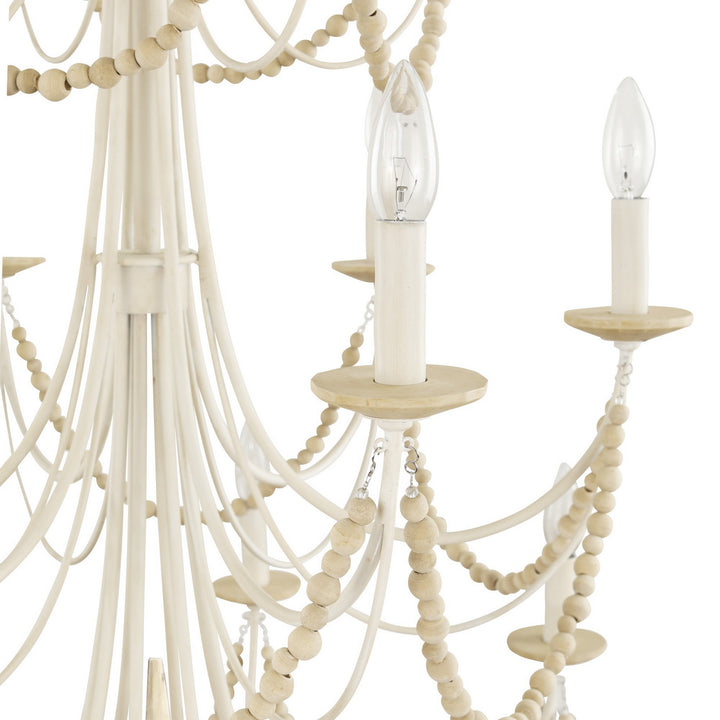 Varaluz Brentwood 350C18CW Chandelier Light - Country White